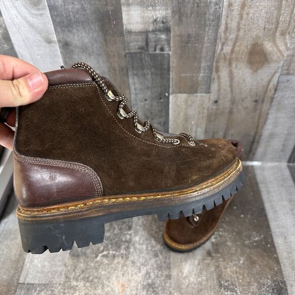 FABIANO The Alps Brown Nubuck Leather Hiking Women's Boots-Size 5.5 - Italy - Picture 3 of 16